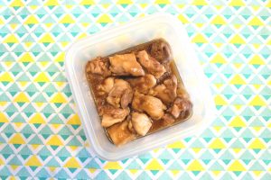 レンジで簡単。肉の常備菜レシピ。てりやきあんかけチキン