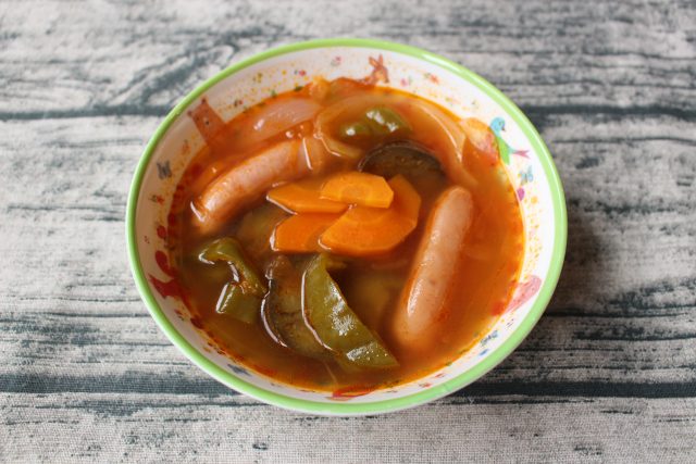 IMG 3701 子どもが喜ぶ野菜たっぷり常備菜レシピ。焼きトマトのスープ