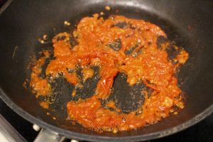 IMG 6277 絶品トマトすき焼き風つくりおきおかず。牛肉のしぐれ煮