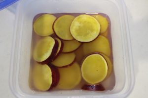 IMG 7131 人気のレンジで簡単常備菜レシピ。さつまいものレモン煮