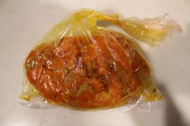 IMG 0154 包丁不要。袋ひとつで簡単常備菜。にんじんの和風ツナサラダ