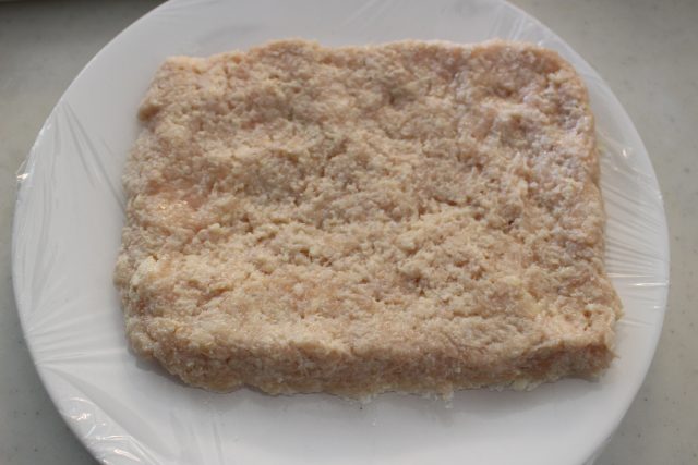 IMG 0088 鶏つくねの人気レシピ。豆腐でふわふわ簡単作り方。卵不使用のお弁当の作り置き。