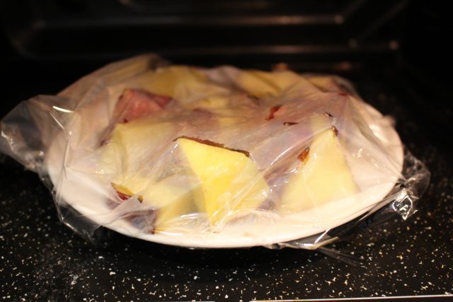 IMG 0736 さつまいもと豚肉のてりやき炒め。簡単お肉の作り置きレシピ。