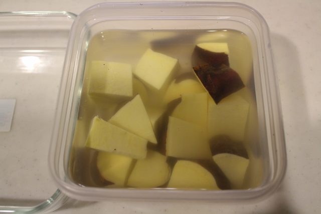 IMG 0848 レンジのみで大学芋の簡単レシピ。人気のさつまいもの常備菜。