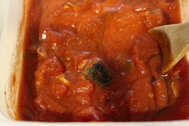 IMG 1217 サバ缶トマト缶の人気レシピ。レンジで簡単サバのトマト煮込み