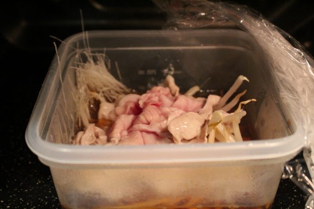 IMG 1360 豚もやしのはるさめ煮。レンジで簡単つくりおき常備菜レシピ。
