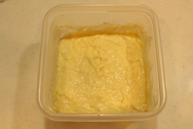 IMG 0432 レンジで簡単卵なしレシピ。ほくほくチーズコーン蒸しパンの作り方