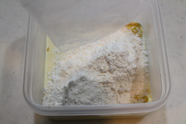 IMG 9488 レンジで簡単卵なしレシピ。ほっこりコーンクリーム蒸しパンの作り方