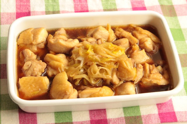 IMG 3247 レンジで簡単！タレが美味しい甘辛つゆだく鶏ねぎ丼のレシピ。お弁当におすすめの鶏肉おかずの作り方。