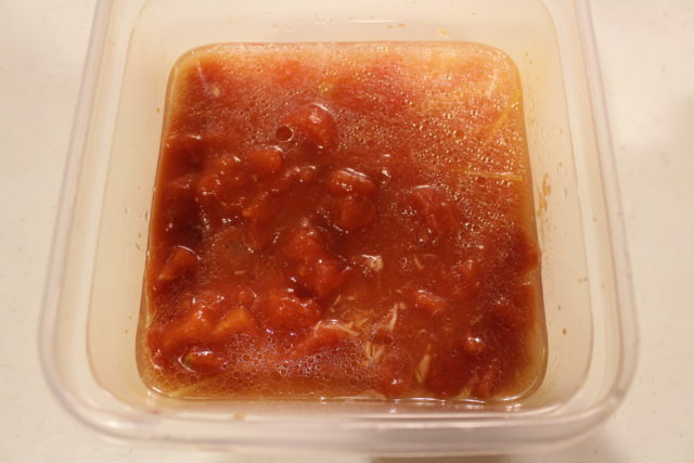 IMG 9972 1 人気のトマト缶とツナ缶のパスタの簡単レシピ。レンジでゆでる作り方。コンソメと缶詰で包丁不要！