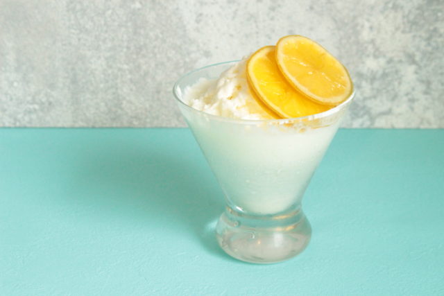 IMG 9620 ふわふわレモンシャーベットの作り方。牛乳とヨーグルトで簡単レシピ。
