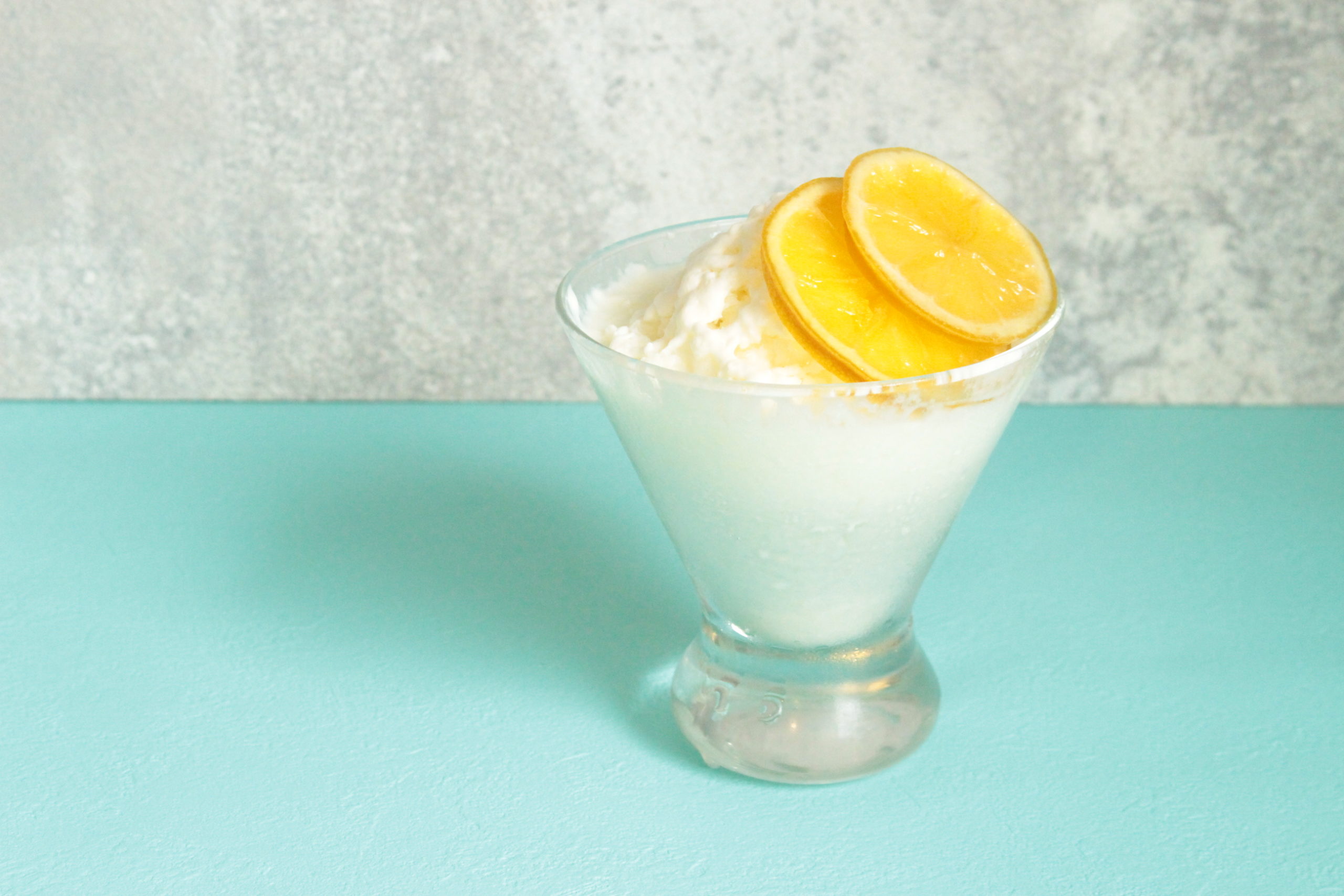 ふわふわレモンシャーベットの作り方 牛乳とヨーグルトで簡単レシピ つくりおき食堂