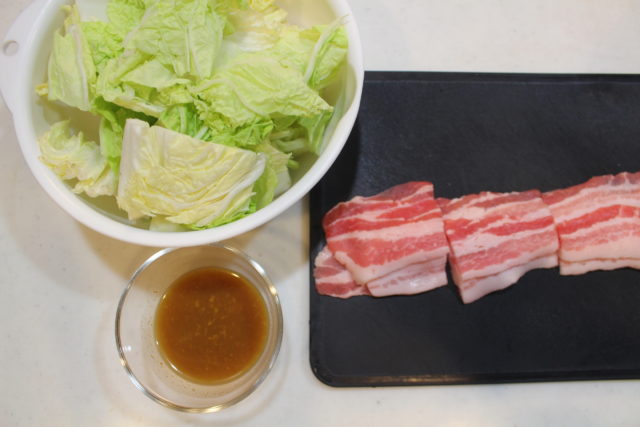 IMG 5128 白菜と豚バラのシャキうま味噌炒め。10分で完成！白菜消費におすすめ。