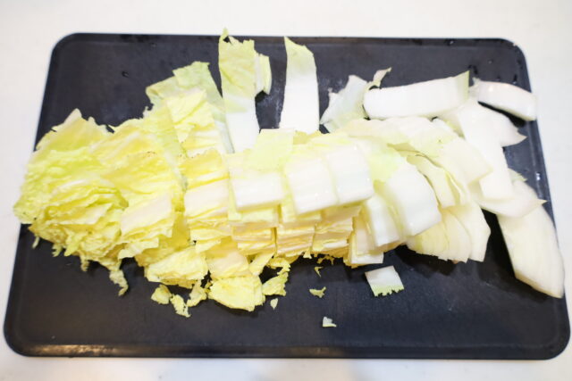 IMG 7611 白菜消費におすすめレシピ！白菜と豚肉のシャキシャキたれ味噌いための作り方。メインになる常備菜。