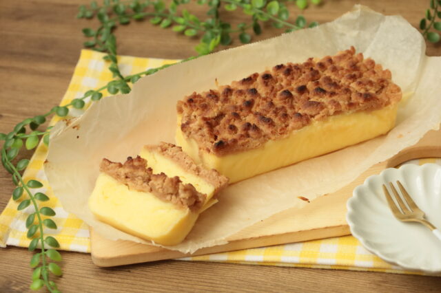 IMG 3505 シナモン香るザクザククランブルチーズケーキの超簡単作り方！