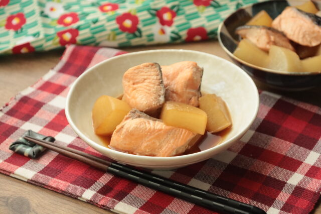 IMG 6714 大量消費に！レンジで簡単！最高に美味しい鮭大根の作り方！味しみしみ。