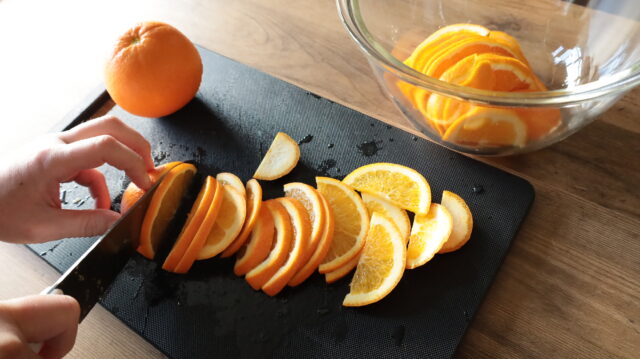 IMG 5089 氷砂糖で果肉までおいしいオレンジシロップの簡単作り方