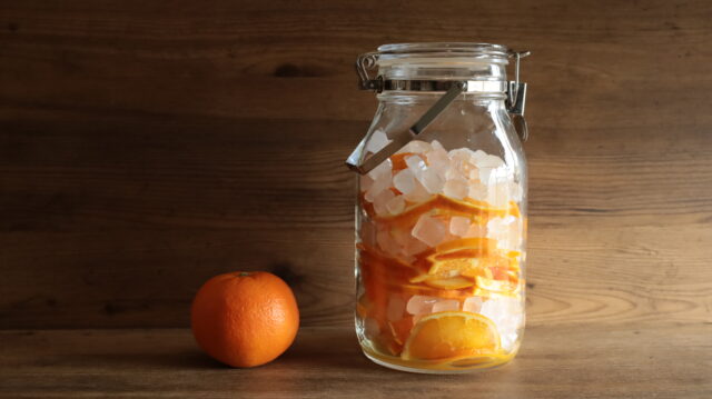 IMG 5112 氷砂糖で果肉までおいしいオレンジシロップの簡単作り方