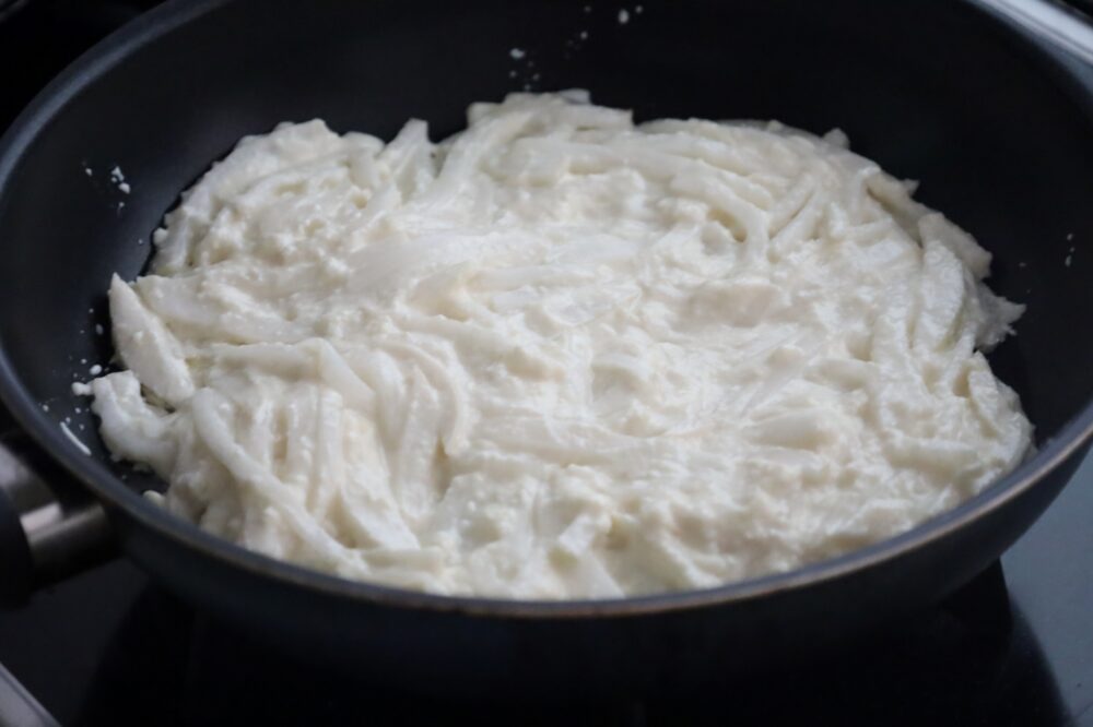 IMG 2267s 大根の大量消費におすすめ！もちぷる豆腐大根もちの作り方。超簡単ヘルシーレシピ。