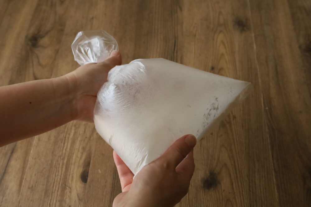 IMG 0077 ポリ袋で簡単！オーブン不要のさっくり「スコーン」の作り方。溶かしバターでシンプルな自家製スコーンのある暮らし