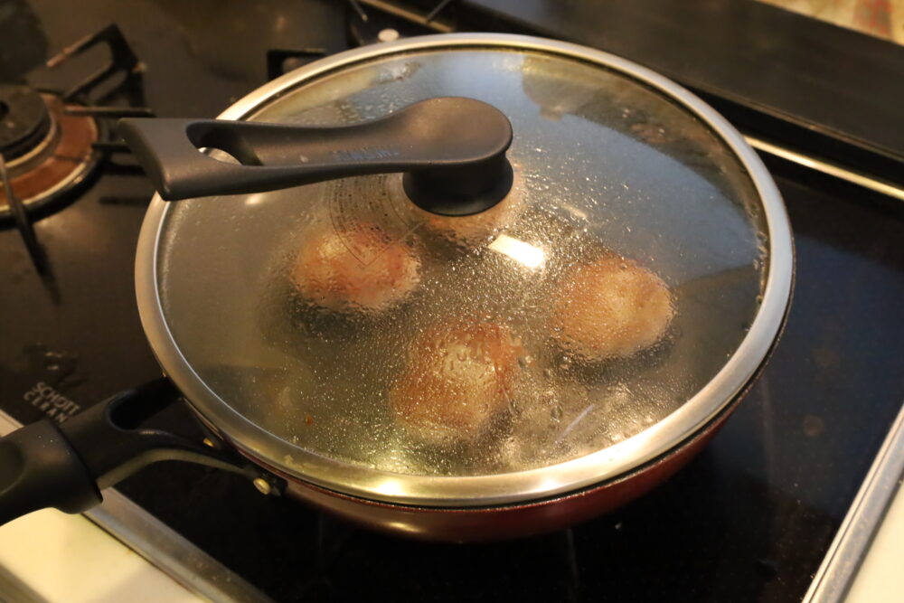 IMG 0130 お弁当の簡単作り置きレシピ。ゆかりだけハンバーグの作り方。