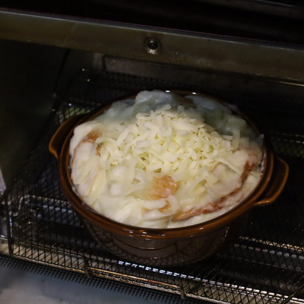 IMG 5204 とろとろホクホク竹輪とじゃがいものグラタン。ちくわのうま味で海の幸の贅沢ホワイトソースになる！