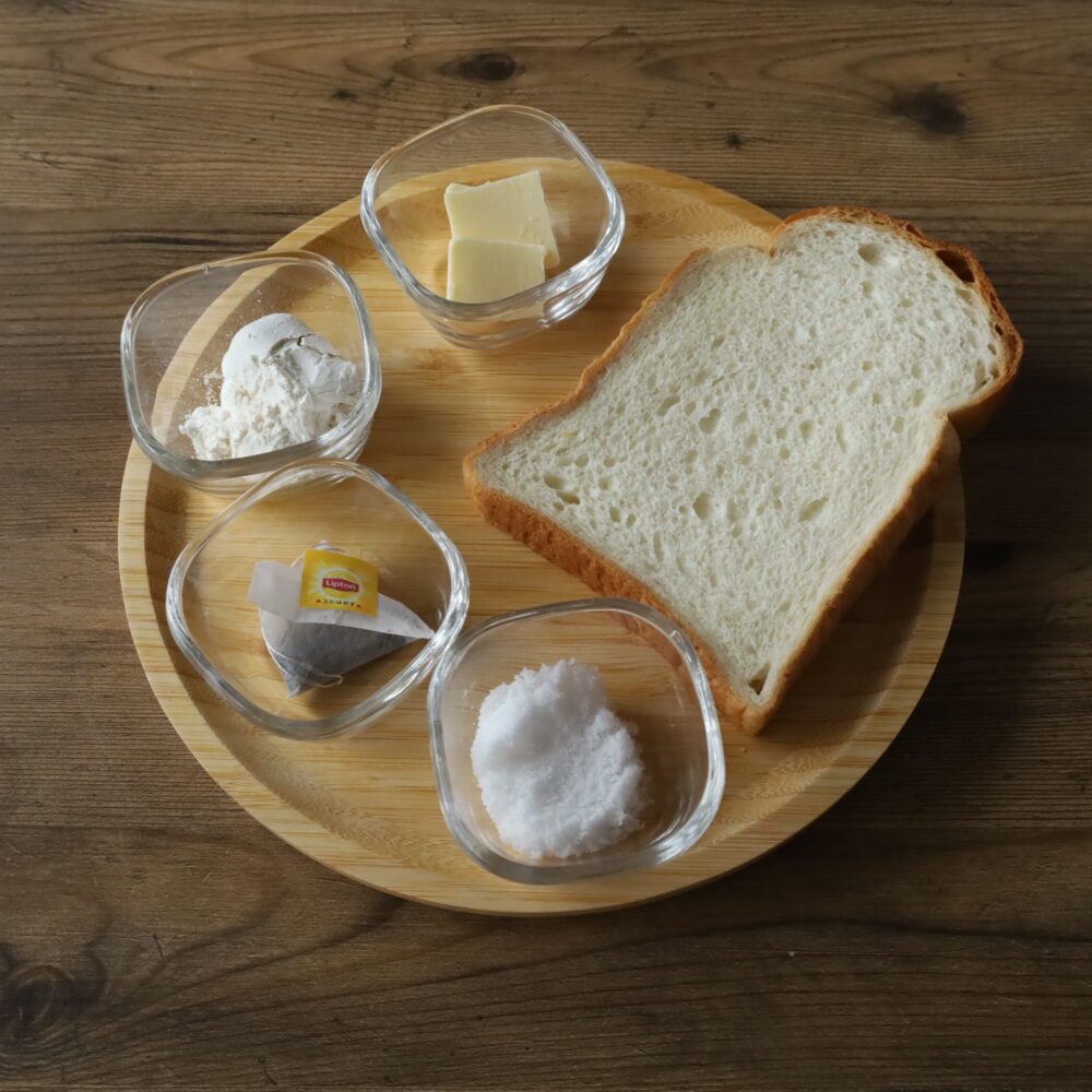 IMG 5151 材料5つで10分で完成！サクサク紅茶のメロンパントースト