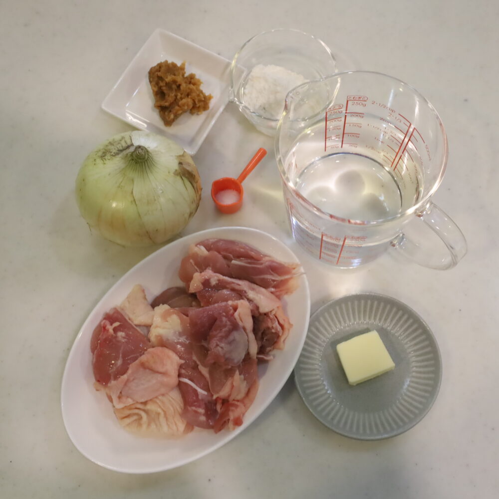 IMG 7997 とろとろ新玉ねぎと鶏肉の味噌バターシチュー