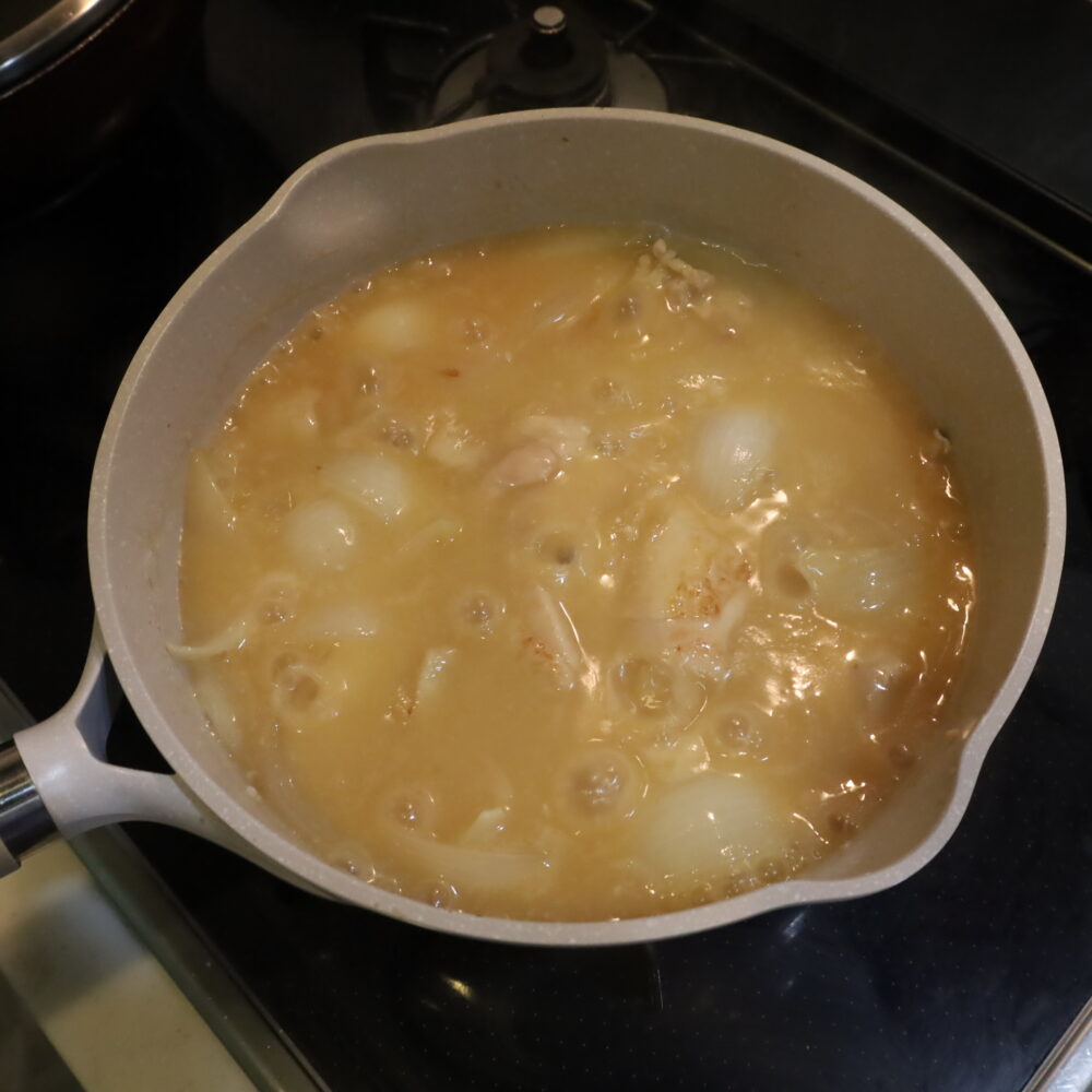 IMG 8030 とろとろ新玉ねぎと鶏肉の味噌バターシチュー