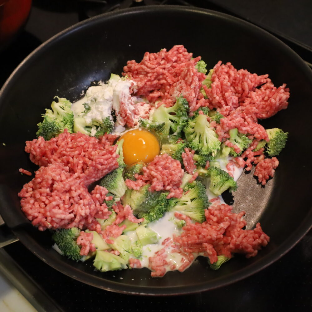 IMG 9902 包丁不要！20分で完成！ほくほくブロッコリーのジューシーハンバーグ