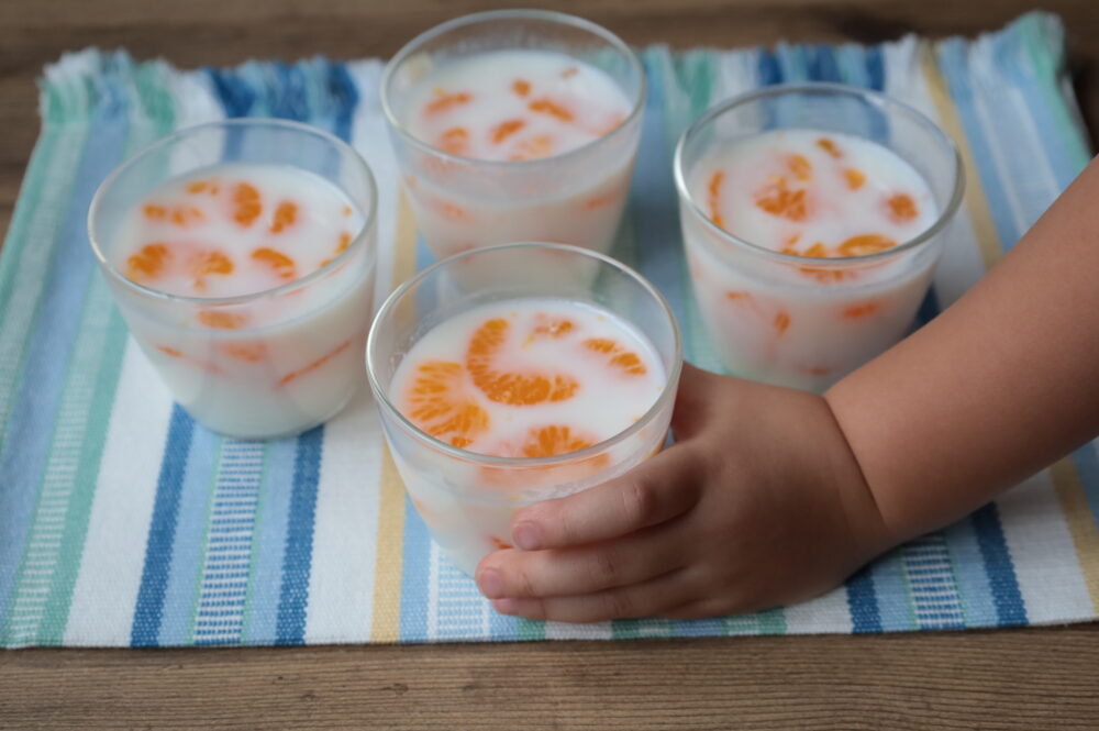 IMG 2298 セブンイレブンで大人気！「牛乳みかんゼリー」の再現レシピ。火を使わずに簡単！