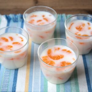 セブンイレブンで大人気！「牛乳みかんゼリー」の再現レシピ。火を使わずに簡単！