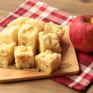 もちもち豆腐のりんごケーキ