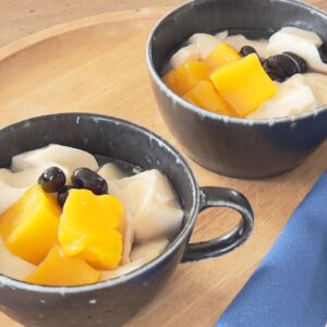 台湾風!まるで豆花みたいな「とろぷる豆乳プリン」のレシピ。電子レンジで簡単に作れる♪