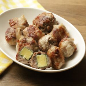 「シソチーズ豚こまボール」はお弁当にもぴったり♪豚肉×チーズ×大葉の相性抜群レシピ。